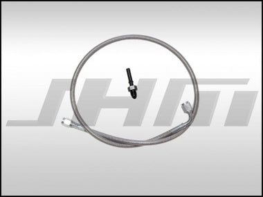 JHM - Clutch Slave Line, Stainless Braided Clutch Line Kit for B5 - S4, C5 A6 - allroad | JHM-SSBSlaveLine