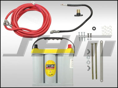 JHM - Lightweight Battery Relocation Kit (w/ Battery) for B6 - B7 A4 - S4 | JHM-B67BattRelo