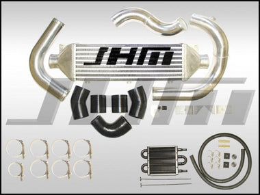 JHM - Intercooler Kit - Front Mount or FMIC (JHM) for B7 - A4 2.0T - BLUE COUPLERS | JHM-B720TFMIC-BLUE