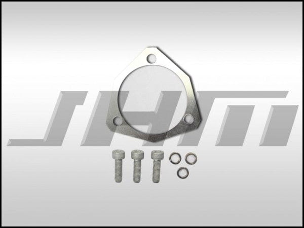 JHM - Hardware Kit w JHM aluminum reusable large ID gasket (JHM) for B7 - A4 2.0T Downpipe - Y, Cat/Race Pipe to DP Connection | JHM-B720TTPHWKDP