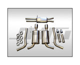 Exhaust - JHM - 2.5" Performance Cat-back for C6-A6 3.0T | JHM-C6A630TCBE