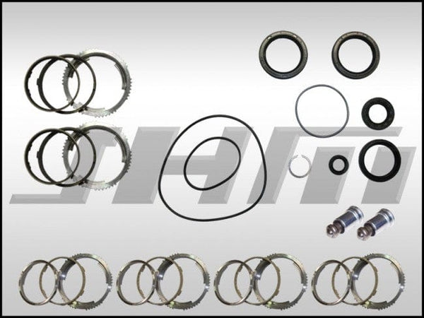 JHM - Transmission Rebuild Kit, 0A3 MT (JHM - Performance), MINIMAL, Seals and Synchros ONLY for B6 - B7 S4 and RS4 | JHM-0A2311283-MIN