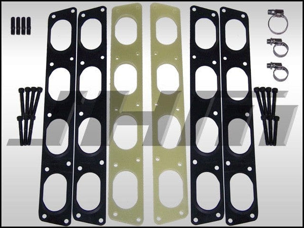 JHM - Intake Spacers (8mm thick) Tapered, Head Port Matching for B6 - B7 S4 and C5 allroad - A6 40v V8 | JHM-42L40vISTaper