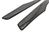 PhaseCarbon PhaseCarbon Carbon Fiber Side Skirt Extensions (Type V) - BMW 3 Series (G20) K01-19G20CF-VTEX