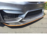 Kies Motorsports PhaseCarbon GTS Style Carbon Fiber Front Lip (Adjustable 2 Piece) - BMW M3 (F80) & M4 (F82 / F83) K02-14F8XCF-GTFL