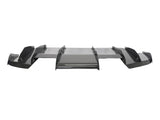 Kies Motorsports PhaseCarbon Varis Inspired Carbon Fiber Rear Diffuser Undertray - BMW / M3 (F80) & M4 (F82 / F83) K02-14F8XCF-VARD