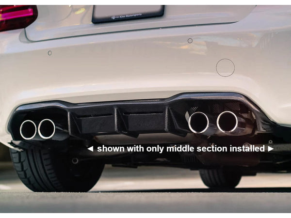 Kies Carbon Carbon Fiber Rear Diffuser (MTC Style) - BMW M2 / M2C (F87) | K03-15F87CF-MTRD