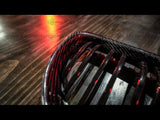 PhaseCarbon Gloss Black PhaseCarbon LCI Carbon Fiber Double Slatted Kidney Grilles - BMW 3 Series (E90) K04-08E90CF-DSKG-BLK