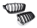 PhaseCarbon Carbon w/ Black Slats PhaseCarbon Carbon Fiber Kidney Grilles (M3 Style) - BMW 3 Series (F30 / F31) K04-12F30CF-DSKG-BLK