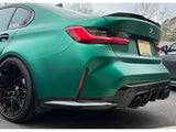 Kies Carbon Kies Carbon Dry Carbon Fiber Rear Bumper Splitters (OEM Style) - BMW M3 (G80) K07-20G80DCF-OERS