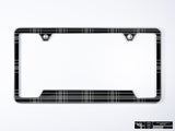 Klii Motorwerkes Silver Premium License Plate Frame - Mk6 GTD Plaid K10-0VPF-2SIL