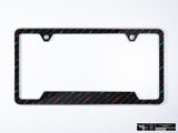 Klii Motorwerkes Silver Premium License Plate Frame - M Rain (Black) K104-0BPF-2SIL