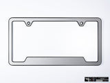 Klii Motorwerkes Black Premium License Plate Frame - Pyrite Silver Metallic K108-0VPF-2BLK