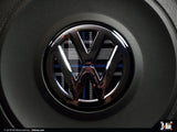 Klii Motorwerkes Select VW Steering Wheel Badge Insert - Mk6 Blue Plaid K11-XVSW