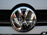 Klii Motorwerkes Select / Inlay / Bevel VW Front Badge Insert - Mk6 Blue Plaid K11-XVFR
