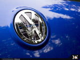 Klii Motorwerkes Select / Inlay VW Rear Badge Insert - Mk6 Blue Plaid K11-XVRE