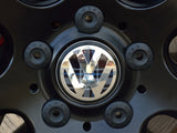 Klii Motorwerkes VW Center Cap Badge Insert Set - Mk6 Blue Plaid