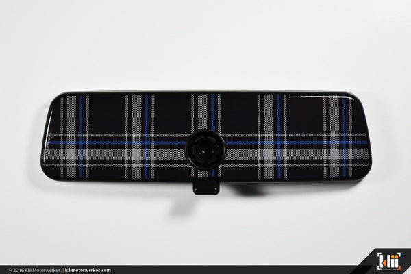 Klii Motorwerkes Golf MkVI (Mk6) - 2010-2014 VW Rear View Mirror Overlay - MkVI (Mk6) TDI Plaid K11RM8
