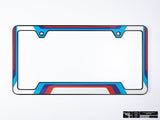Klii Motorwerkes Black Premium License Plate Frame - Motorsport (White) K128-0BPF-2BLK