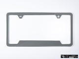 Klii Motorwerkes Silver Premium License Plate Frame - Pure Gray K132-0VPF-2SIL