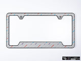 Klii Motorwerkes Black Premium License Plate Frame - M Rain (Gray) K136-0BPF-2BLK
