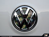 Klii Motorwerkes Select / Inlay VW Rear Badge Insert - Woodland Camo K15-XVRE
