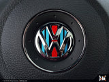 Klii Motorwerkes Atlas | 2018-Current VW Steering Wheel Badge Insert - Racing Livery No.2 K18-15VSW