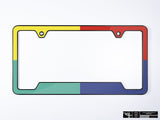 Klii Motorwerkes Black Premium License Plate Frame - Harlequin K19-0VPF-2BLK