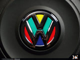 Klii Motorwerkes Select VW Steering Wheel Badge Insert - Harlequin K19-XVSW