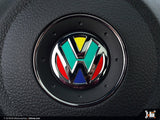 Klii Motorwerkes Select VW Steering Wheel Badge Insert - Harlequin K19-XVSW