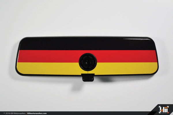 Klii Motorwerkes Golf MkVII (Mk7) - 2015-Current VW Rear View Mirror Overlay - German Flag K1RM8