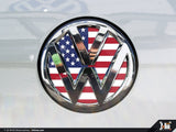 Klii Motorwerkes Select / Inlay VW Rear Badge Insert - American Flag K2-XVRE