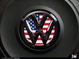 Klii Motorwerkes Select VW Steering Wheel Badge Insert - American Flag K2-XVSW