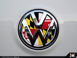 Klii Motorwerkes VW Rear Badge Insert - Maryland Flag