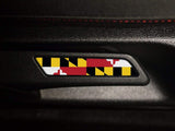 Klii Motorwerkes VW Seat Lever Insert Set - Maryland Flag