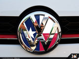 Klii Motorwerkes Select / Inlay / Bevel VW Front Badge Insert - Texas Flag K24-XVFR