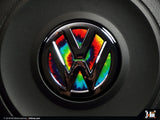 Klii Motorwerkes Select VW Steering Wheel Badge Insert - Tie-Dye K3-XVSW