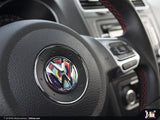 Klii Motorwerkes Select VW Steering Wheel Badge Insert - Tie-Dye K3-XVSW