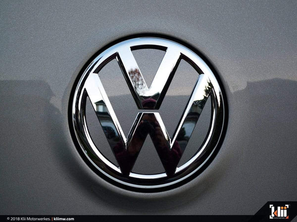 Klii Motorwerkes VW Rear Badge Insert - United Gray Metallic