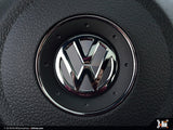 Klii Motorwerkes Select VW Steering Wheel Badge Insert - United Gray Metallic K31-XVSW