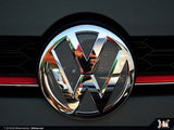 Klii Motorwerkes GTI Mk7 | 2015-2017 / Inlay / Bevel VW Front Badge Insert - Carbon Steel Gray Metallic K32-17VFR