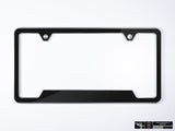 Klii Motorwerkes Silver Premium License Plate Frame / Black Uni K33-0VPF-2SIL