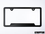 Klii Motorwerkes Black Premium License Plate Frame - Deep Black Pearl Metallic K34-0VPF-2BLK