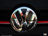 Klii Motorwerkes Atlas | 2018-Current / Inlay / Bevel VW Front Badge Insert - Deep Black Pearl Metallic K34-70VFR