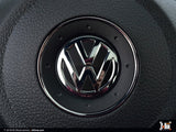 Klii Motorwerkes Select VW Steering Wheel Badge Insert - Deep Black Pearl Metallic K34-XVSW