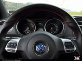 Klii Motorwerkes Eos Refresh | 2012-2016 VW Steering Wheel Badge Insert - Rising Blue Metallic K37-4VSW