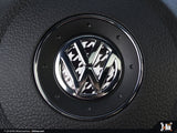 Klii Motorwerkes Select VW Steering Wheel Badge Insert - Houndstooth K4-XVSW