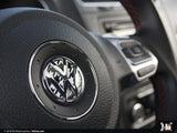 Klii Motorwerkes Select VW Steering Wheel Badge Insert - Houndstooth K4-XVSW