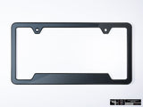 Klii Motorwerkes Black Premium License Plate Frame - Dark Iron Blue Metallic K48-0VPF-2BLK