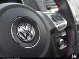 Klii Motorwerkes Atlas | 2018-Current VW Steering Wheel Badge Insert - Stickerbomb Noir K49-15VSW